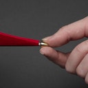 Vorschaubild Konstsmide Weihnachtsbeleuchtung  Roter Papierstern rotem Samt perforiert