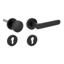 Vorschaubild Griffwerk Wechselgarnitur AVUS rund - Samtgrau, Kaschmirgrau, Graphitschwarz