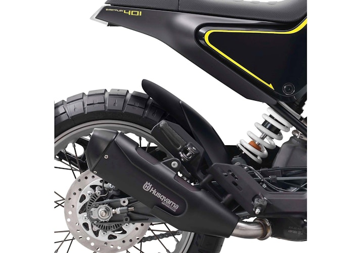 BODYSTYLE Hinterradabdeckungsverlängerung ABS Kunststoff schwarz-matt für HUSQVARNA Svartpilen 125, Svartpilen 401, Vitpilen 401