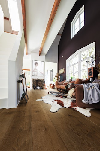 HANDMUSTER MEISTER Lindura-Holzboden HD 400 | naturgeölt Eiche auth olivgr Vint-Str geb 8903