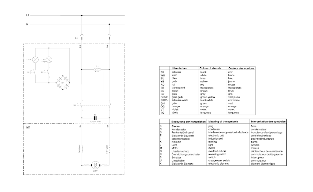 Explosionszeichnung Ersatzteile