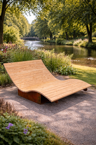 Badeko Doppelliege „Venlo“ inkl. Standfuß