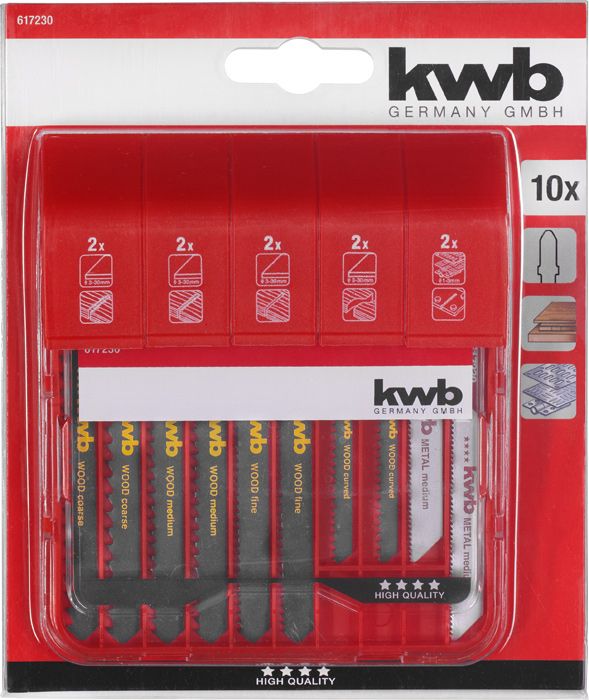 kwb JIGGER St-Sägebl Box 10-tlgS30 617230