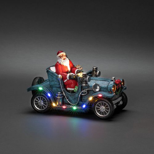 Konstsmide Weihnachtsbeleuchtung  LED Weihnachtsmann im Auto