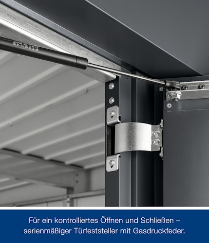 Hörmann Metall-Gerätehaus Juno JSD mit Satteldach