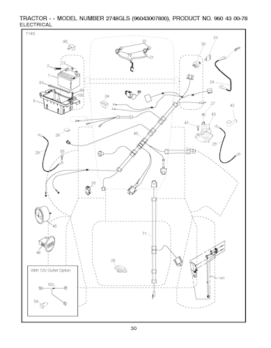 Husqvarna Gartentraktoren 96043007800 2748GLS