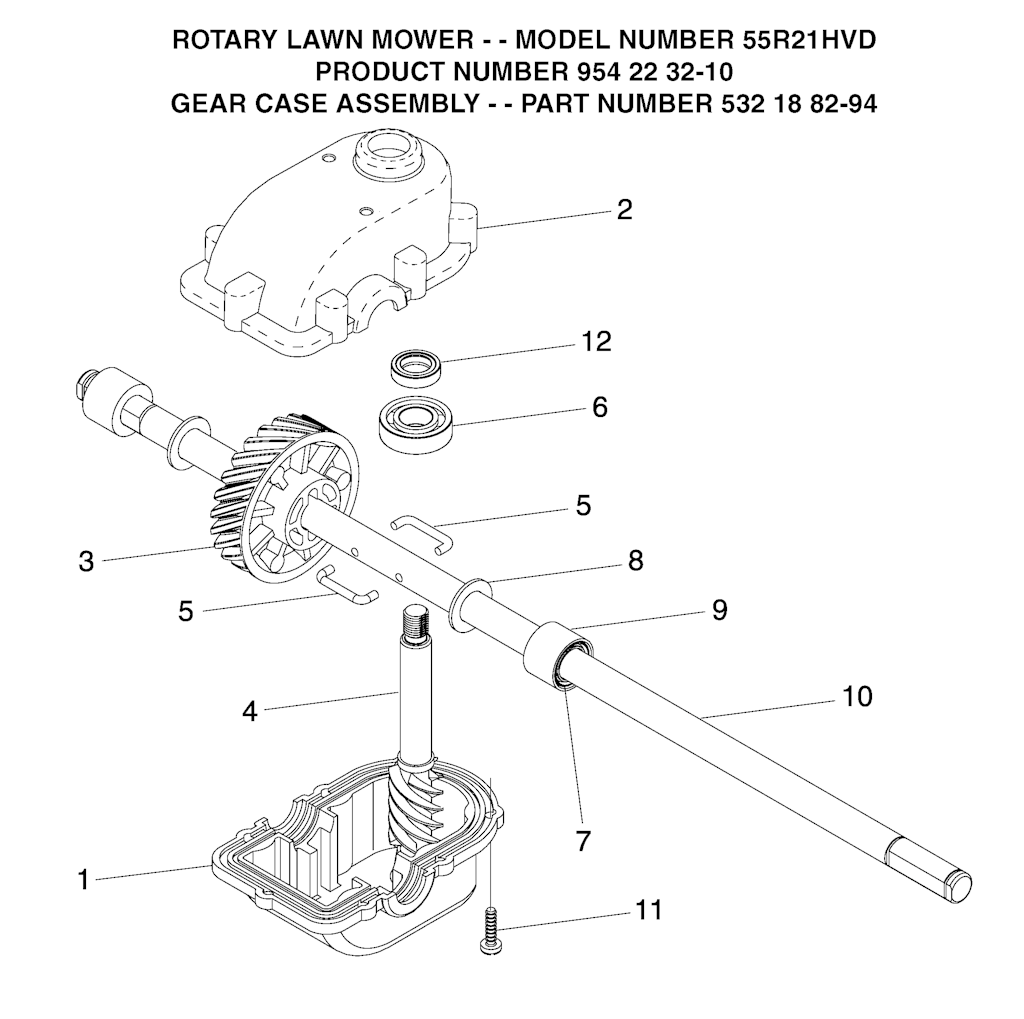 Explosionszeichnung Ersatzteile