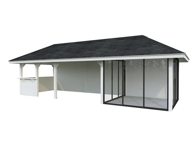 Palmako Pavillon Bianca 24,9 m² Set 216 Slide - 28 mm