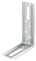 Alberts® Verstellwinkel 90° geprägt mit Langloch  100x70x30 mm