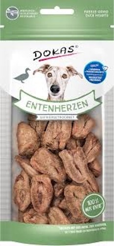 DOKAS Entenherz gefriergetrocknet Hundesnack