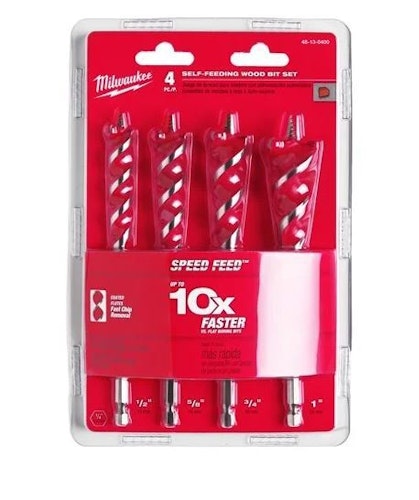 Milwaukee SPEED FEED Holzbohrer Set (4-teilig) 4932479477