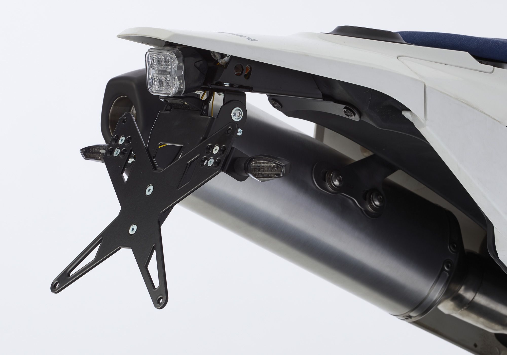 PROTECH X-SHAPE Kennzeichenhalter Komplett-Set mit 4x LED-Blinker RC-20