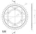 Vorschaubild Supersprox Stahl-Kettenrad 520 48Z (Schwarz)