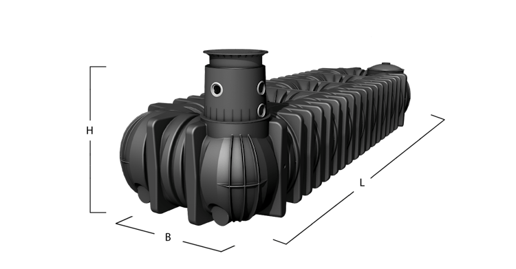 Graf Flachtank Platin XL