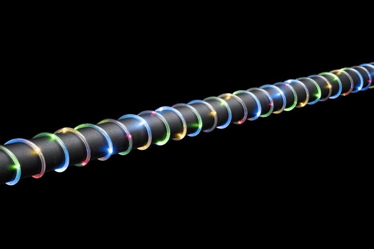 Konstsmide Weihnachtsbeleuchtung  LED Mini Lichterschlauch 10m 130 bunte Dioden