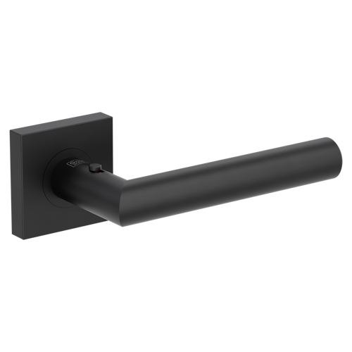 Griffwerk LUCIA PROFESSIONAL PVD+ Schraubtechnik Rosetten eckig smart2lock 2.0 R Graphitschwarz PVD+