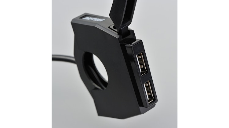 Daytona USB-Slim-Mount 2× Typ-A
