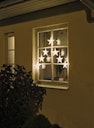 Vorschaubild Konstsmide Weihnachtsbeleuchtung  Vorhang mit 7 Sternen a 5 warm-weißen LED