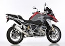 Vorschaubild SHARK SLIP-ON Aluminium poliert/Endkappe Edelstahl schwarz matt beschichtet silber DSX-5 für BMW R 1200 GS,R 1200 GS Adventure EURO3  
