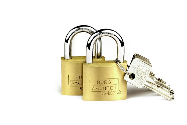 Burg Wächter Zylinder-Vorhangschlösser Duo 222 40 SB