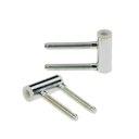 Vorschaubild Griffwerk Rahmenteilpaar -paarweise verpackt Office -Holz -48,5mm in Edelstahl