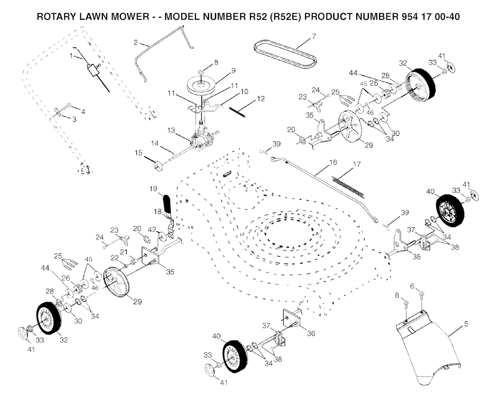 Explosionszeichnung Ersatzteile