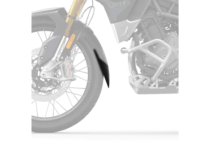 BODYSTYLE Kotflügelverlängerung vorne ABS Kunststoff schwarz-matt für TRIUMPH Tiger 900 Rally 