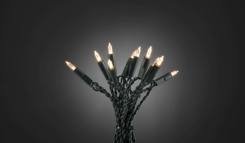Konstsmide Weihnachtsbeleuchtung  LED Minilichterkette OneString 100 warmweiß