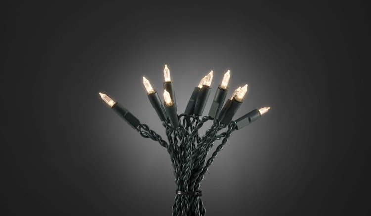Konstsmide Weihnachtsbeleuchtung  LED Minilichterkette OneString 100 warmweiß