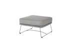 Vorschaubild Diamond Garden Lounge-Set MILOS, Sofa + 2x Tisch + Hocker, Edelstahl Dunkelgrau / HPL / Rope Dark Grey / Sunproof (100 % Polypropylen)