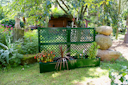 KHW Pflanzkasten groß mit Spalier 100 cm (2-tlg.) 2er Set