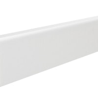 HARO Sockelleiste 16x40mm 2,5m o.Fräsung Cube weiß fol.strong matt-optik