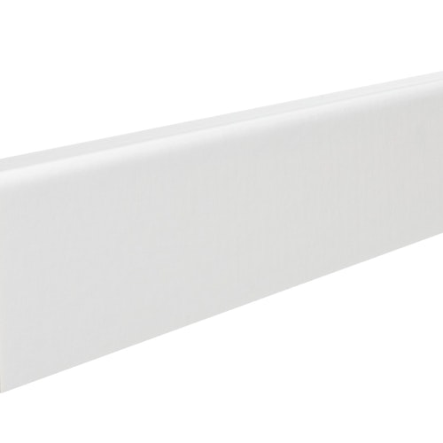 HARO Sockelleiste 16x40mm 2,5m o.Fräsung Cube weiß fol.strong matt-optik