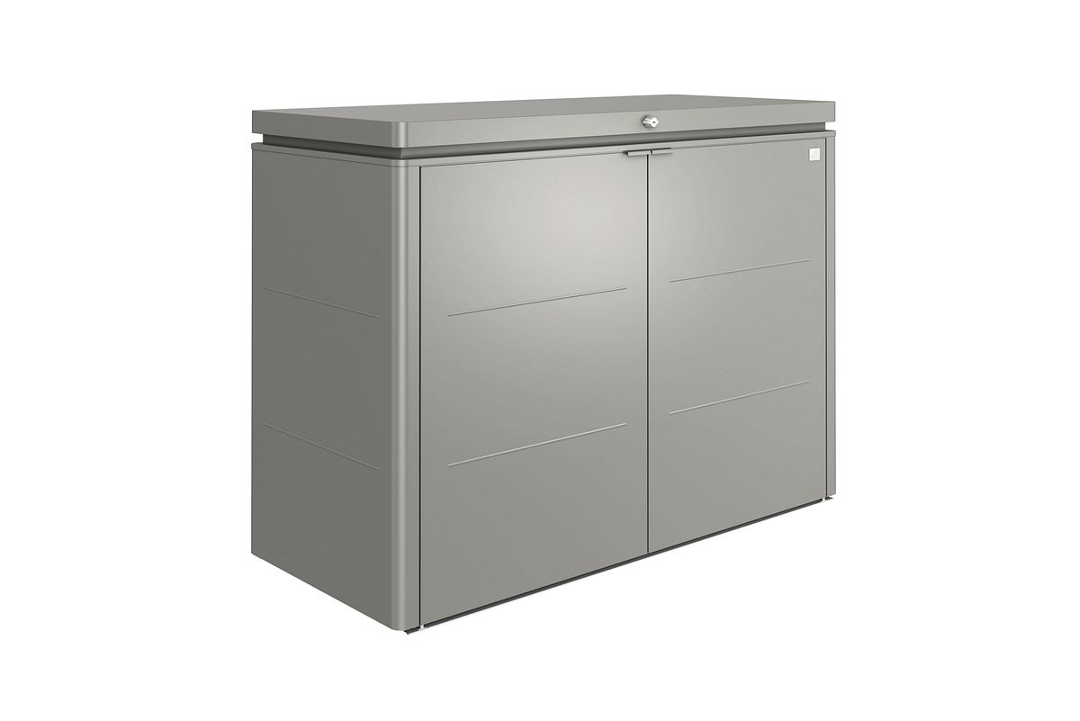 Biohort HighBoard Geräteschrank-160 x 70 x 118 cm (Größe 160)-quarzgrau-metallic