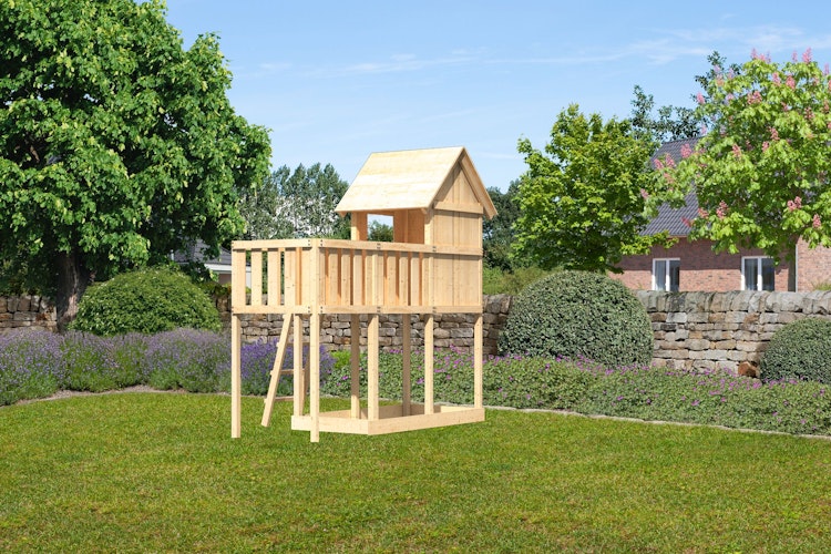 Akubi Stelzenhaus Frieda mit Anbauplattform