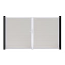 Vorschaubild GroJa BasicLine Schmal Doppeltor Rahmen Aluminium EV1 3000 x 1800 mm