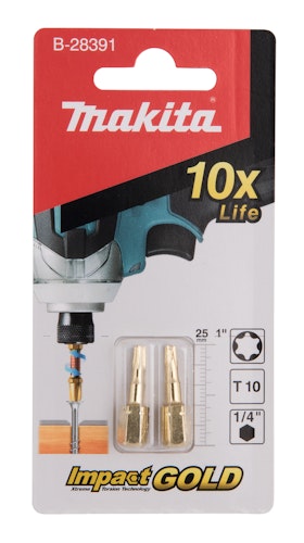 Makita Torsion Bit TX10-25 2Stk B-28391