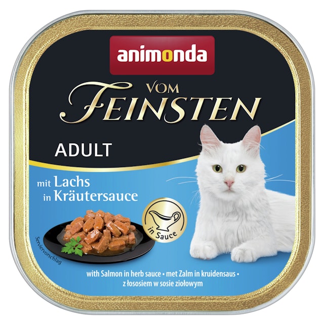 animonda Vom Feinsten Adult mit Sauce 100g Schale KatzennassfutterVorschaubild