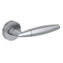 Vorschaubild Griffwerk Türgriff VIOLA Schraubtechnik GK4 Rosetten rund unverschließbar Perla Silbermatt- Auslaufartikel