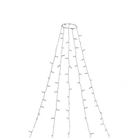 Konstsmide Weihnachtsbeleuchtung  LED Baummantel warmweiß H300cm Ring Ø11,5cm