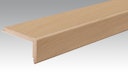 Vorschaubild MEISTER Treppenkante Parkett L-Profil 2150 x 13 mm 9010 Eiche authentic creme ultramattlackiert