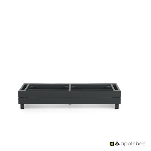 Apple Bee Lounge MIX & MATCH Doppel Modul 144 x 72 cm, Aluminium Anthrazit - Auslaufartikel