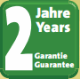 Mit 2 Jahren Garantie