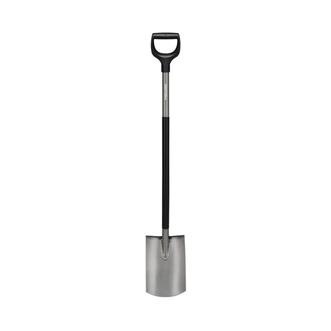 Fiskars Ergonomic Spaten Rund Grey 1066710