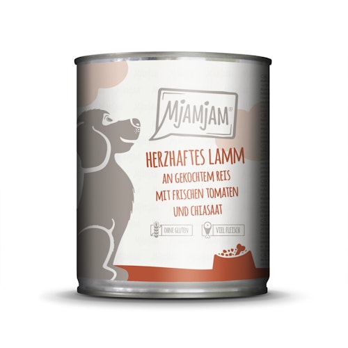 MJAMJAM Leckere Mahlzeit 800g Dose Hundenassfutter
