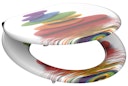 Vorschaubild MDF WC-Sitz COLORFUL STONES mit Absenkautomatik