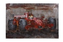 Vorschaubild 3D Metallbild Rennwagen 120 x 80 cm, Stahlblech