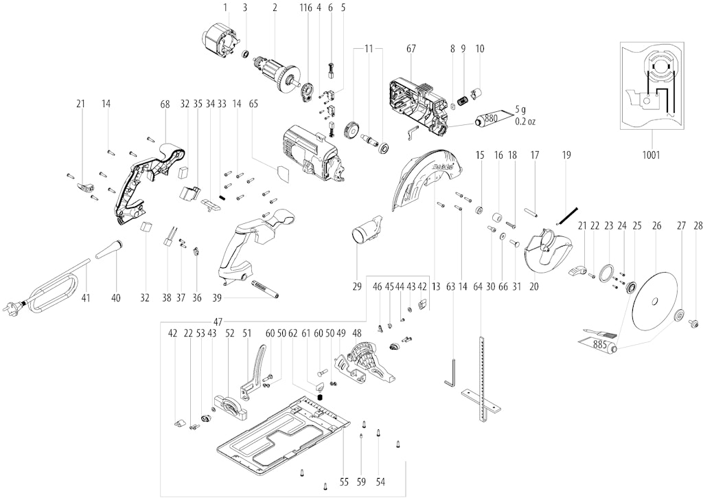 Explosionszeichnung Ersatzteile