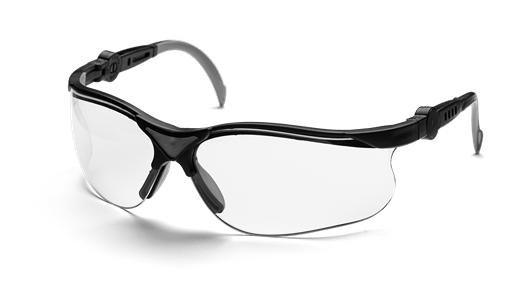 CLEAR X Husqvarna Schutzbrille BLACK ORIGINAL - Bild 3