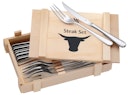 WMF Steakbesteck-Set 12-teilig in Holzkiste